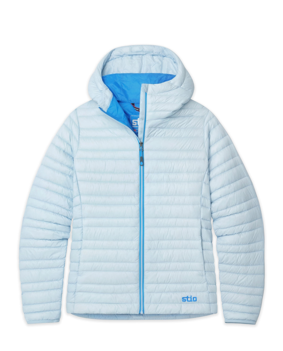 Womens Stio Pinion Down Hooded Jacket in Droplet