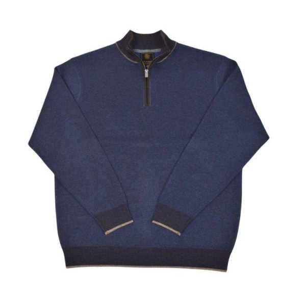 F/X Fusion Birdseye Quarter Zip in Brown