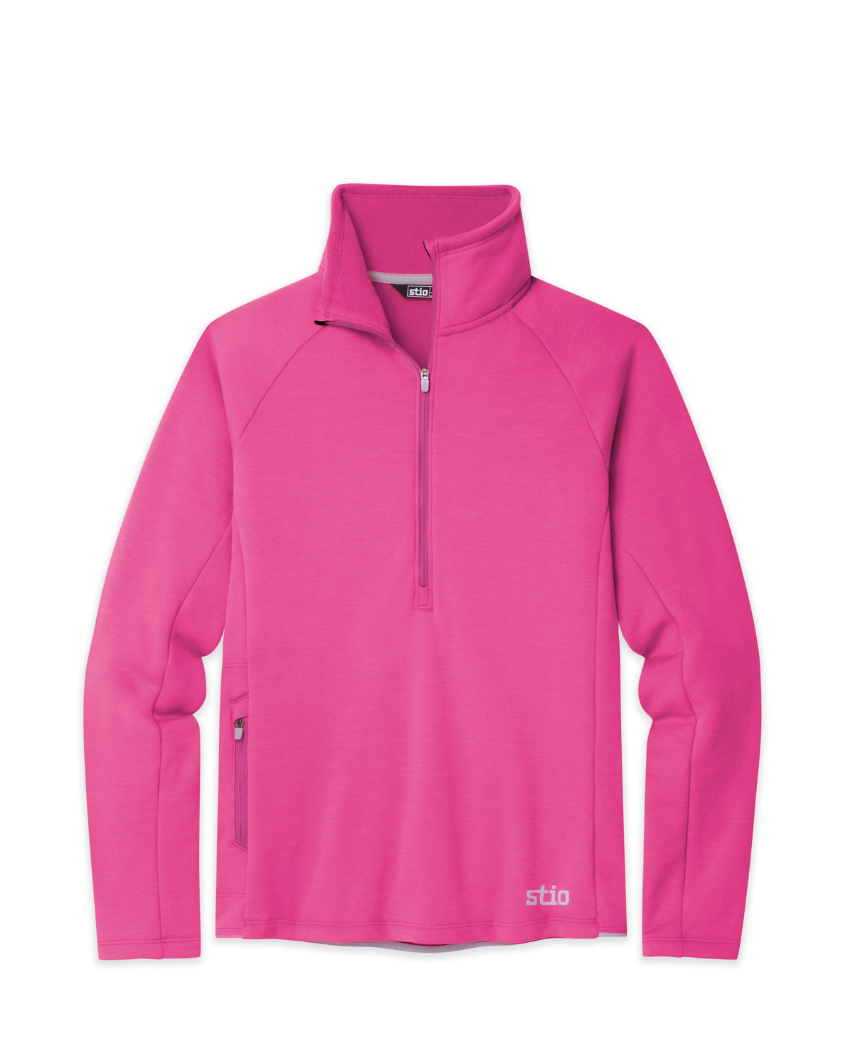 Womens Stio Glide Power Stretch Half Zip in Bold Bloom Heather