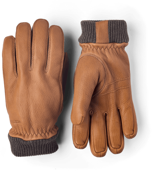 Hestra Mens Tore Leather Gloves in Cork