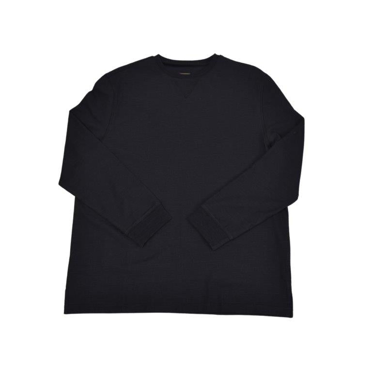 F/X Fusion Long Sleeve Crew Neck Tee in Black