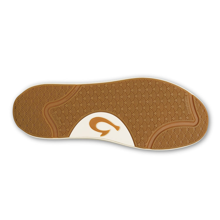 Olukai Mens Lae‘ahi Lī ‘Ili Waterproof Leather Sneaker in Onyx