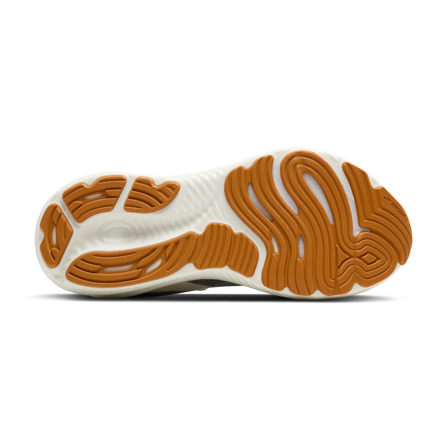 Brooks Mens Glycerin 22 Running Shoe in Primer Grey/Grey/Honey Ginger