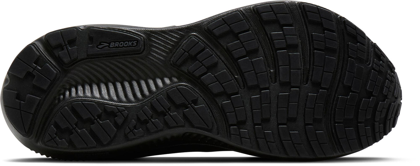 Brooks Mens Ghost 18 GTX Running Shoe in Black/Black/Ebony