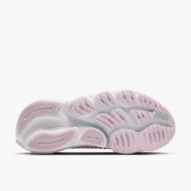 Womens Brooks Glycerin Flex Running Shoe in Pink/Harbor Mist/Yucca