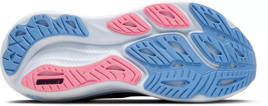 Womens Brooks Adrenaline GTS 26 Running Shoe in Navy/Cornflower/Pink