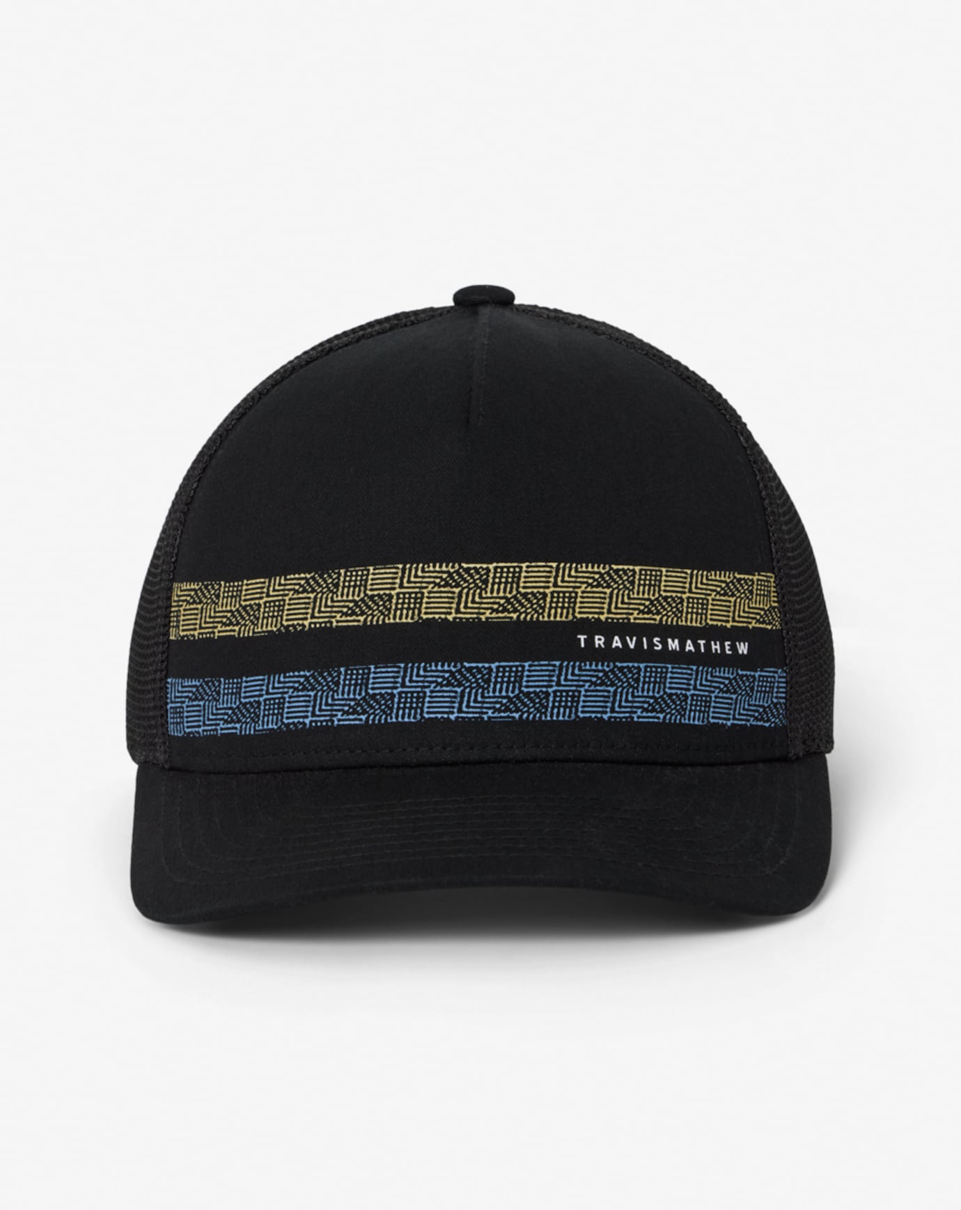 Travis Mathew Holding Pattern Snapback Cap in Black