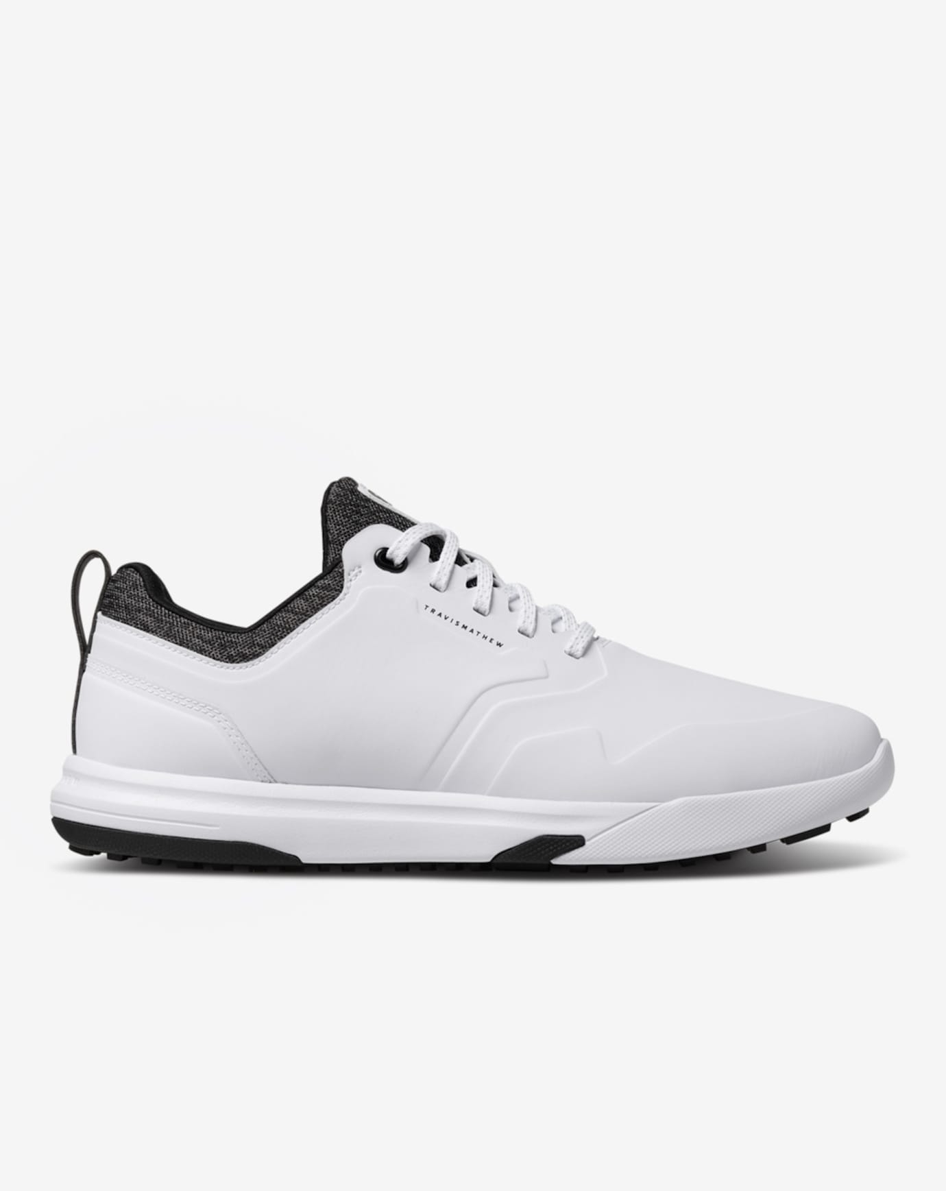 Travis Mathew Daily Pro Hybrid Plus Golf Shoe in White/Black