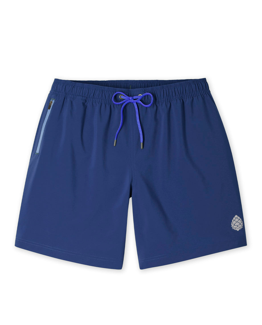 Stio Mens CFS 7" Drifter Lined Short in Cobalt Night