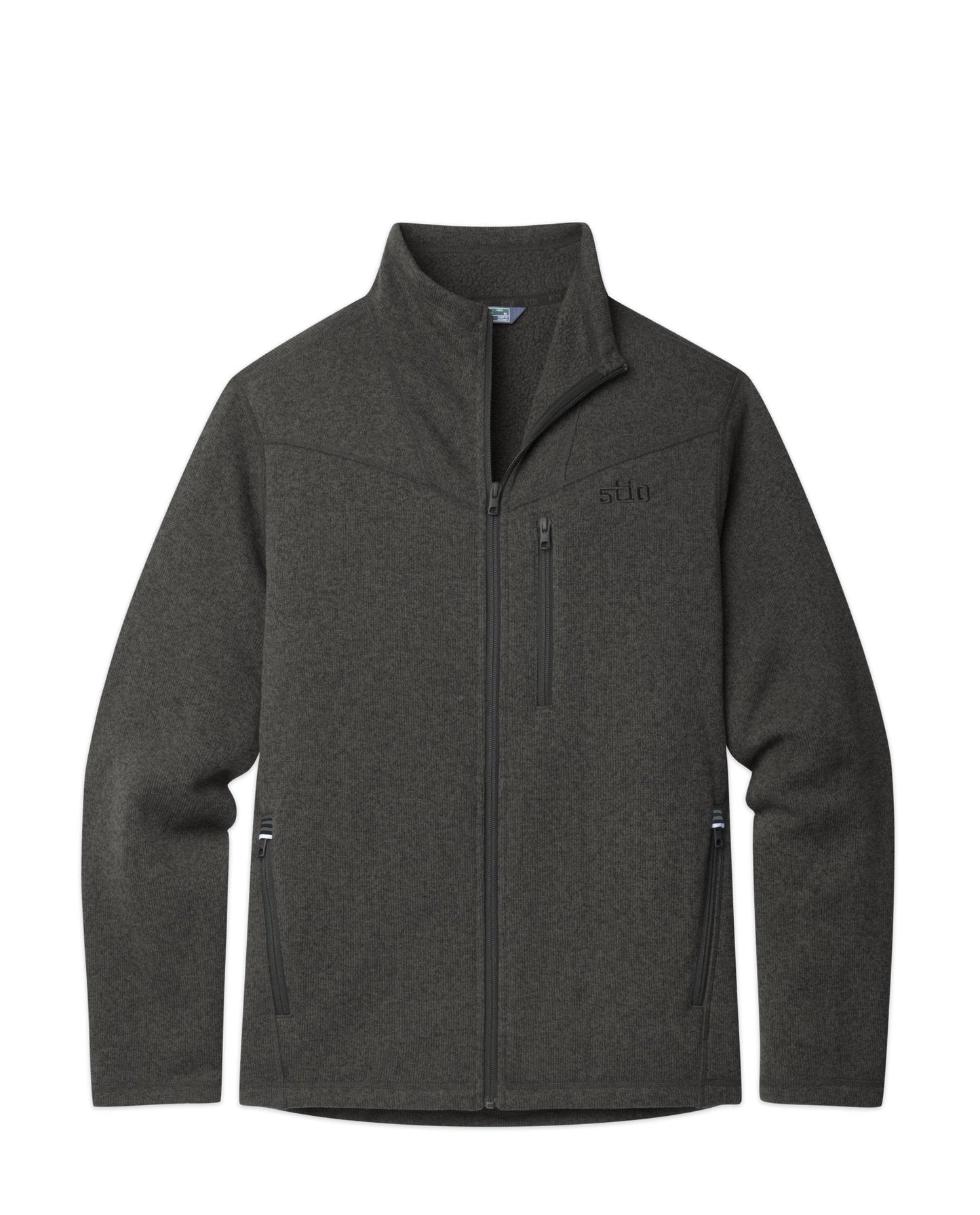 Stio Mens Wilcox Fleece Jacket in Abyss