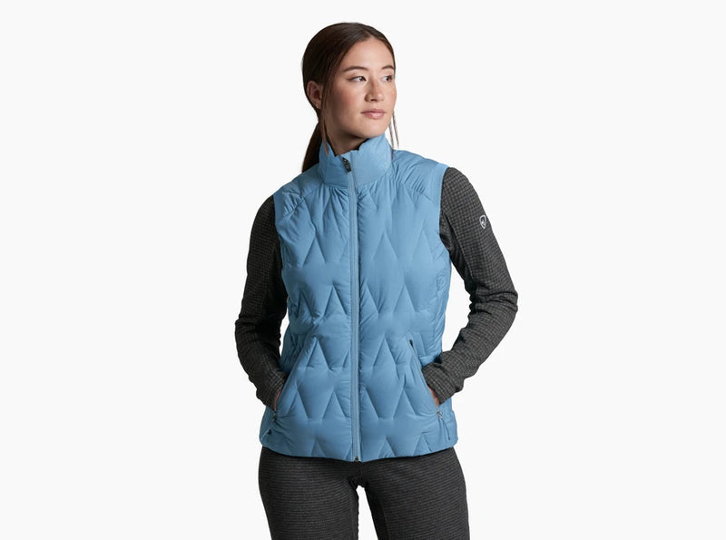 Womens Kuhl Firestorm Down Vest in Neptune