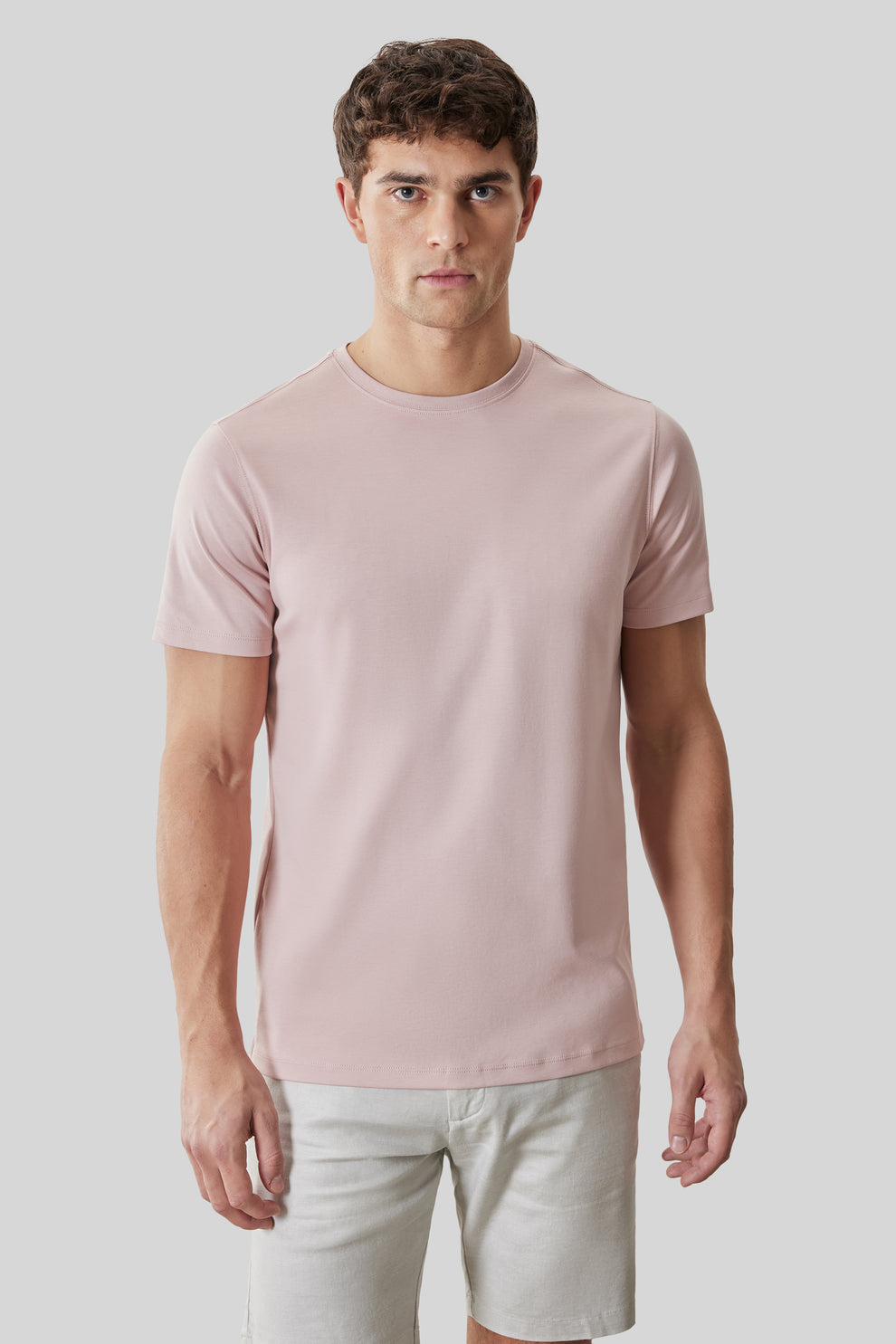 Robert Barakett Georgia Tee in Cotton Candy