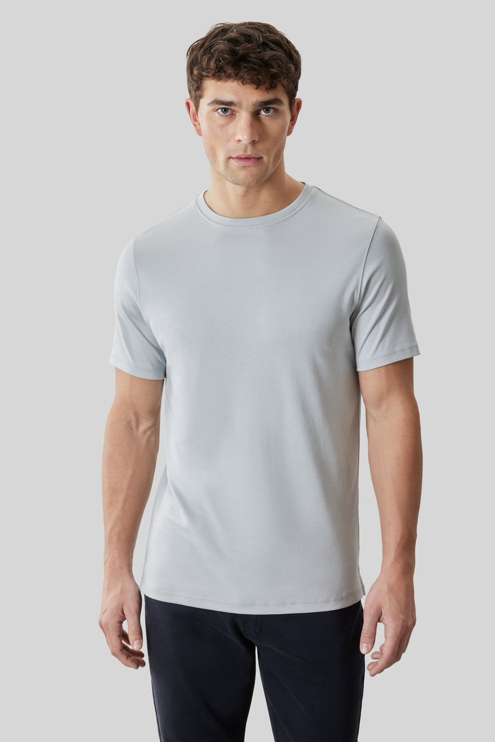 Robert Barakett Georgia Tee in Dove Grey