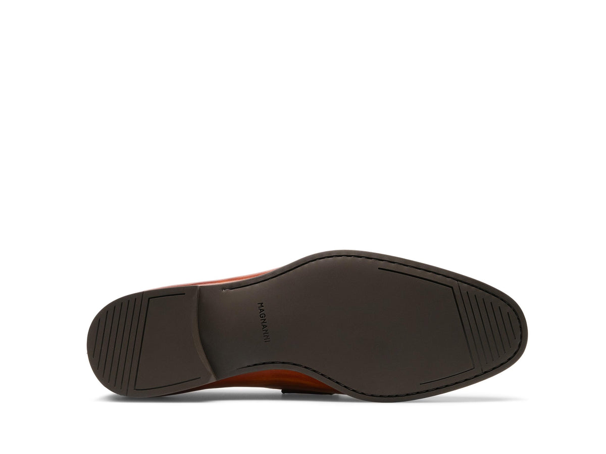 Magnanni Daniel Leather Penny Loafer in Cuero