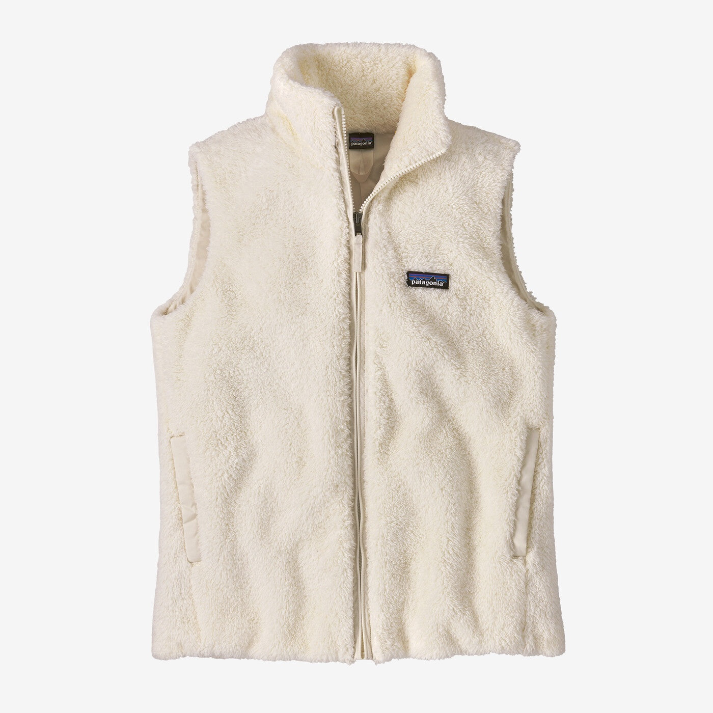 Womens Patagonia Los Gatos Fleece Vest in Birch White