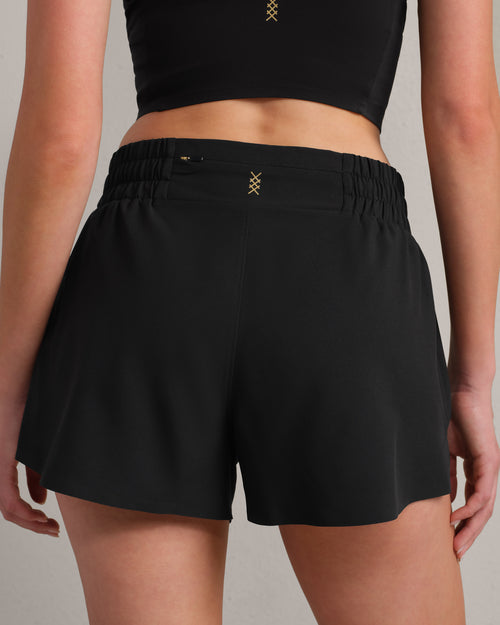 Womens Rhone Mirage Lined Short in Black