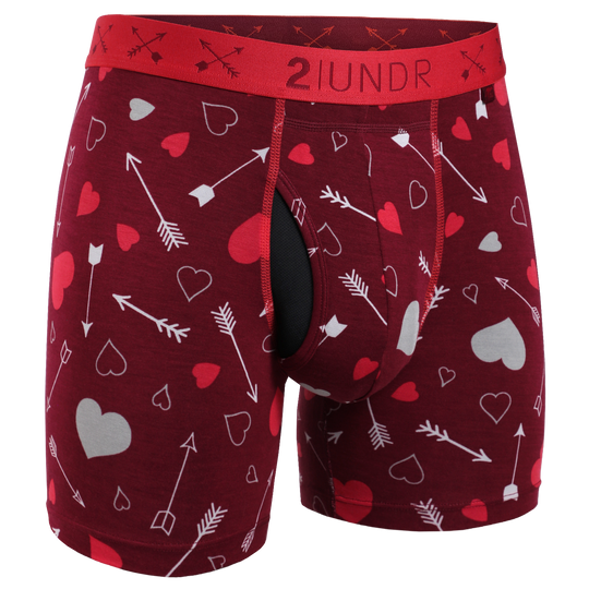 2 UNDR Swing Shift 6" Boxer Brief in Cupid