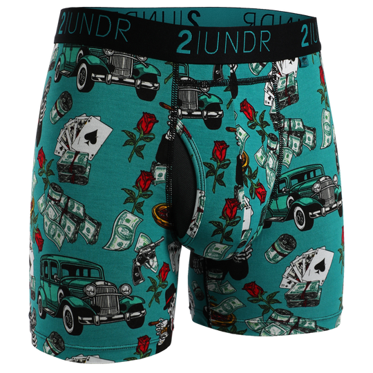 2 UNDR Swing Shift 6" Boxer Brief in Mobsters