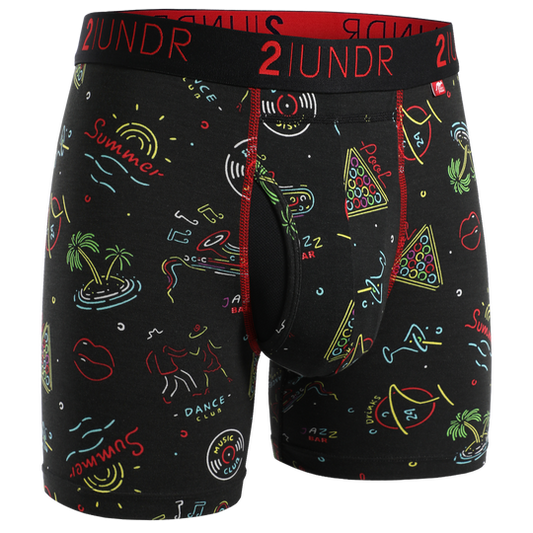 2 UNDR Swing Shift 6" Boxer Brief in Vegas Baby