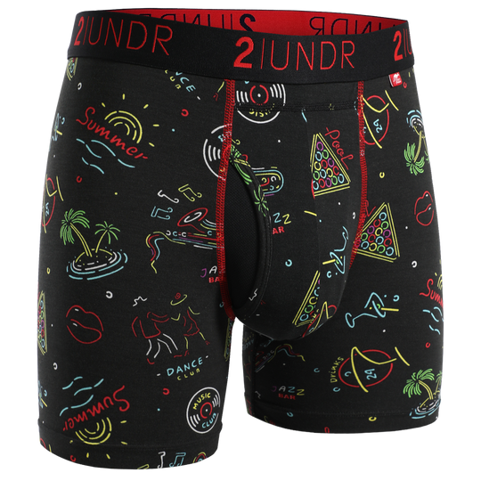 2 UNDR Swing Shift 6" Boxer Brief in Vegas Baby