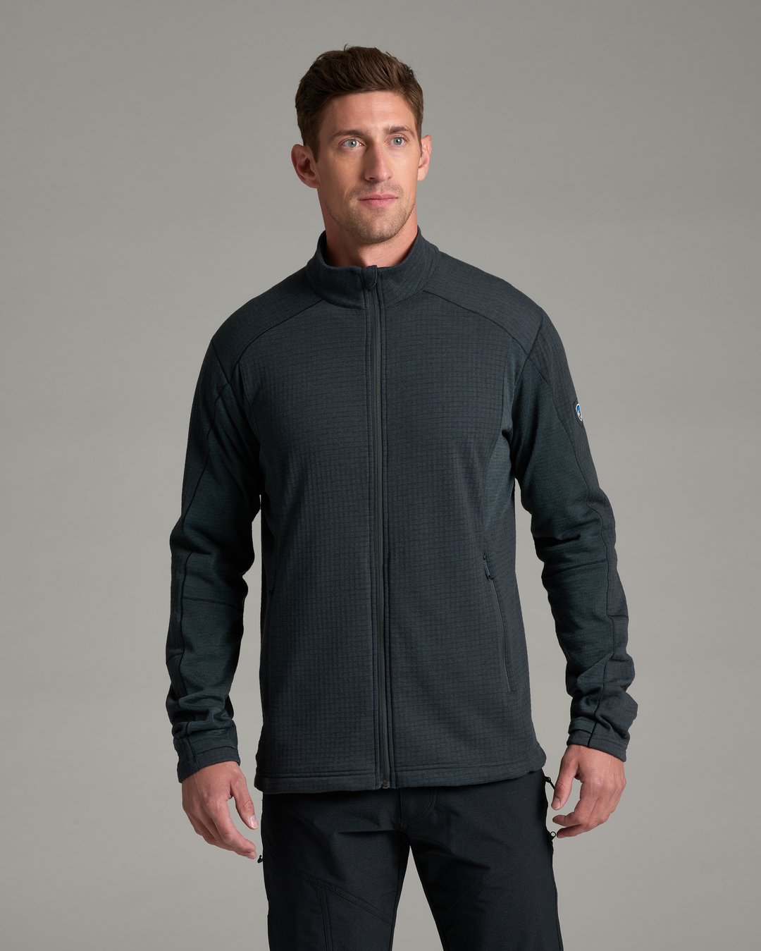 Kuhl Mens Reactiv Grid Full Zip in Mutiny Blue
