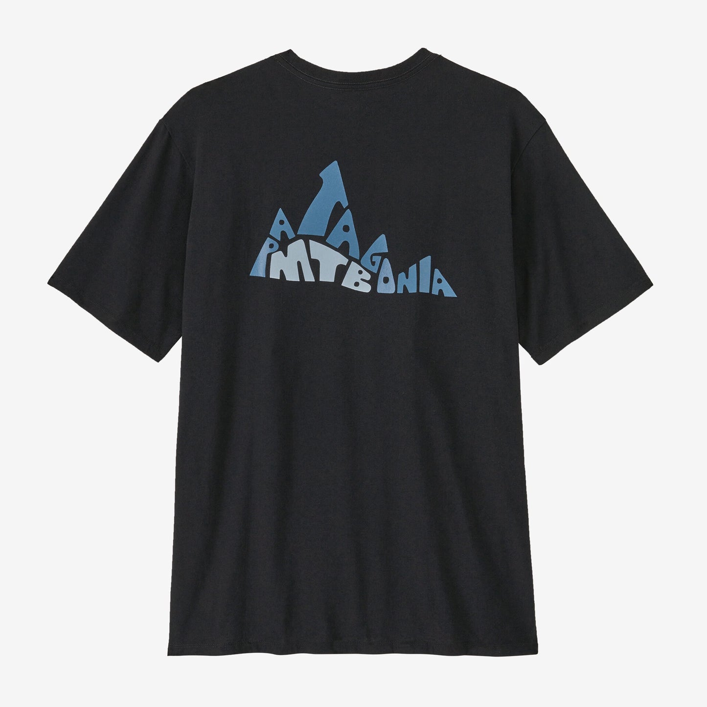 Patagonia Mens Berm Logo Responsibili-Tee in Black