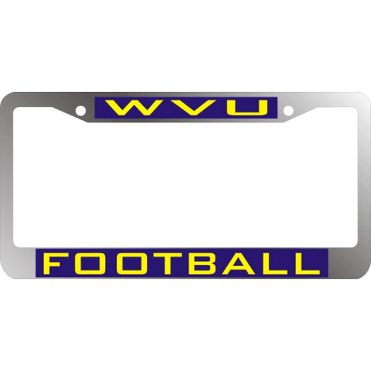 WVU Football License Plate Frame