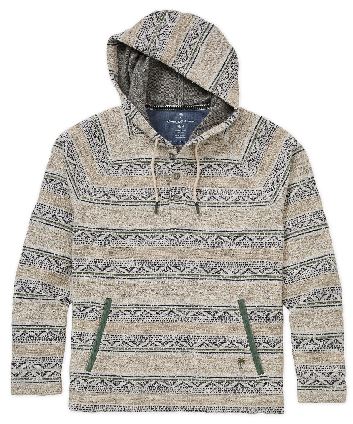 Tommy Bahama Golden Sands Baja Hoodie in Coconut