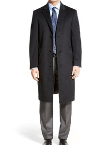 Hart Schaffner Marx Sheffield Overcoat in Charcoal