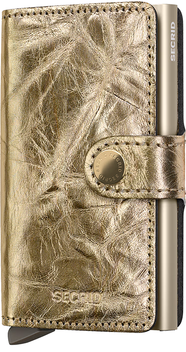 Secrid Miniwallet Crunch in Gold