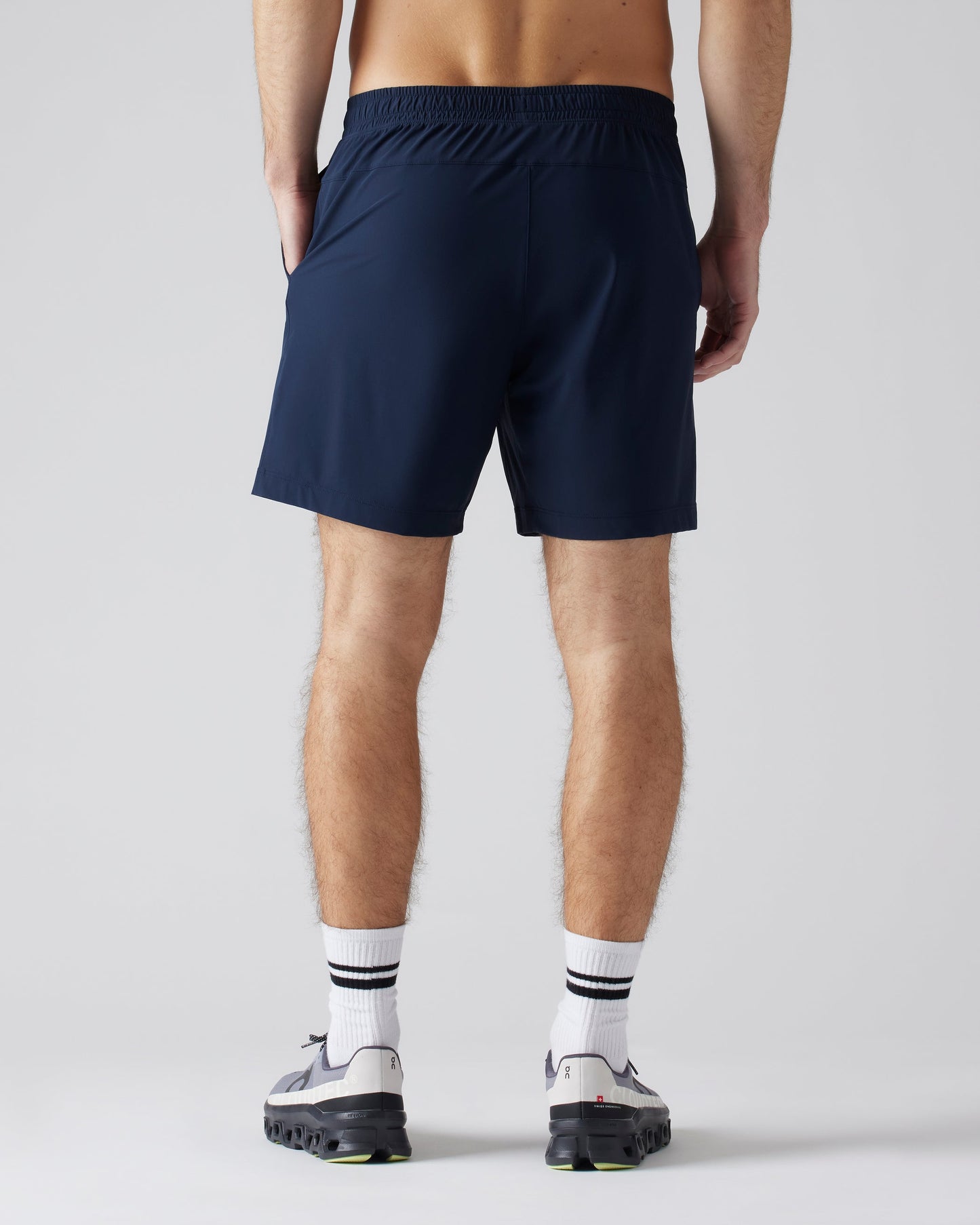 Rhone Mens 7" Lined Pursuit Short in True Navy