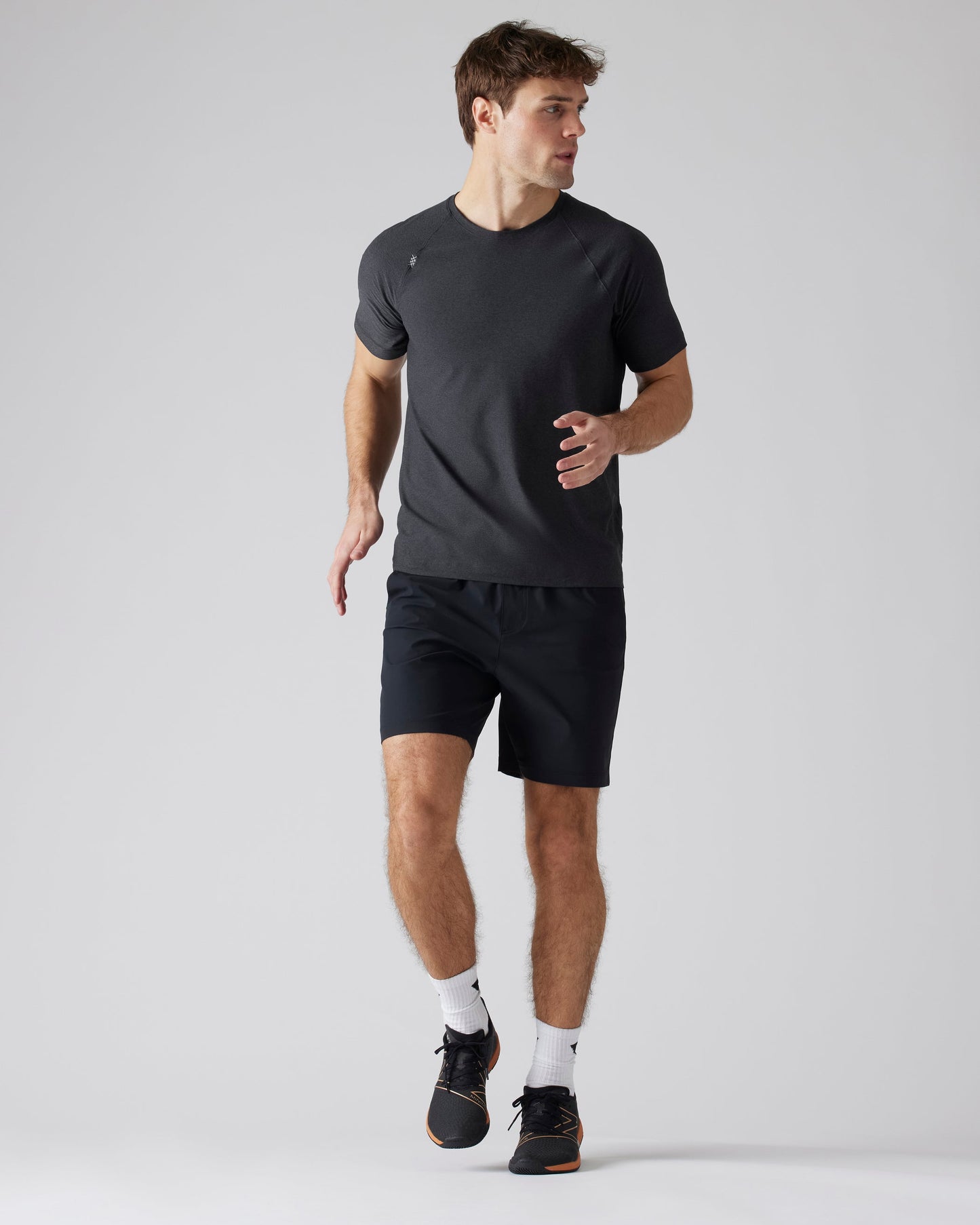 Rhone Mens 7" Unlined Pursuit Short in Black