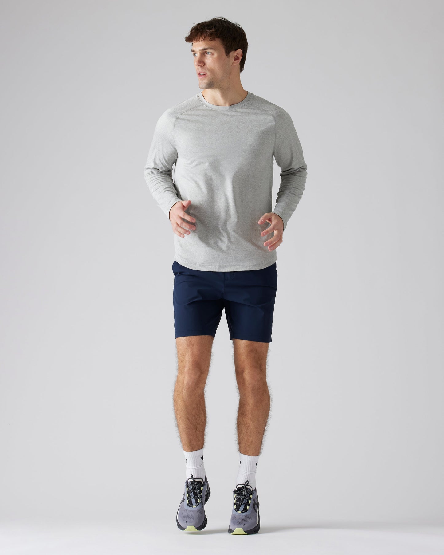Rhone Mens 7" Unlined Pursuit Short in True Navy