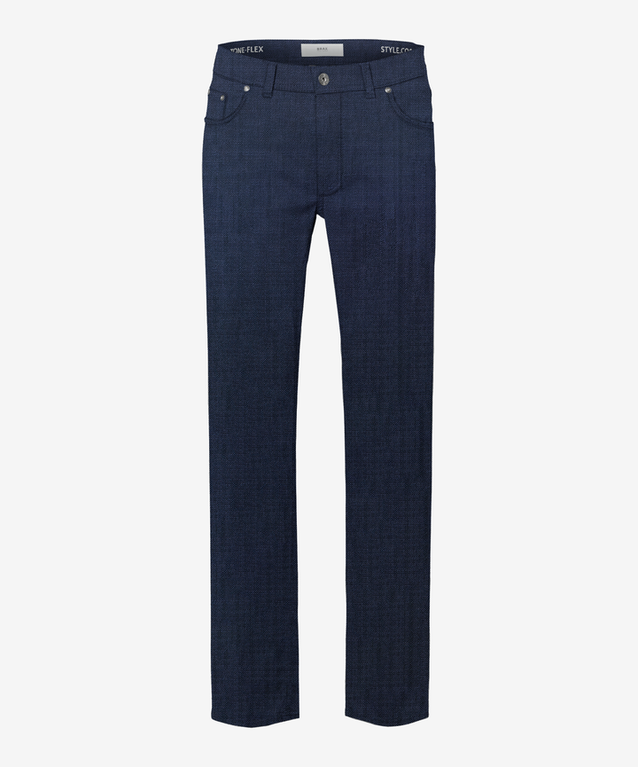 Brax Chuck Two-Tone Flex Pant in Navy