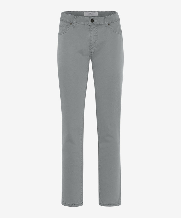 Brax Cadiz Marathon Five Pocket Pant in Silver