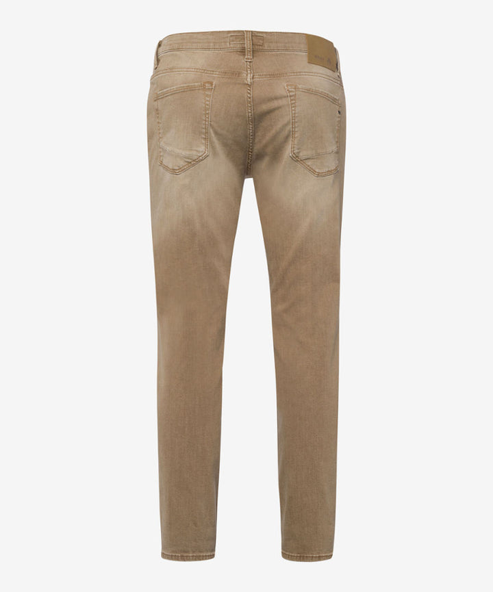 Brax Chuck Hi-Flex Color 5 Pocket Pants in Dark Beige Used