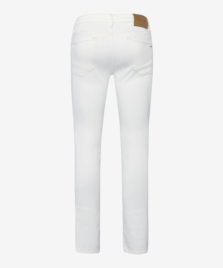 Brax Chuck Hi-Flex Color 5 Pocket Pants in Ecru