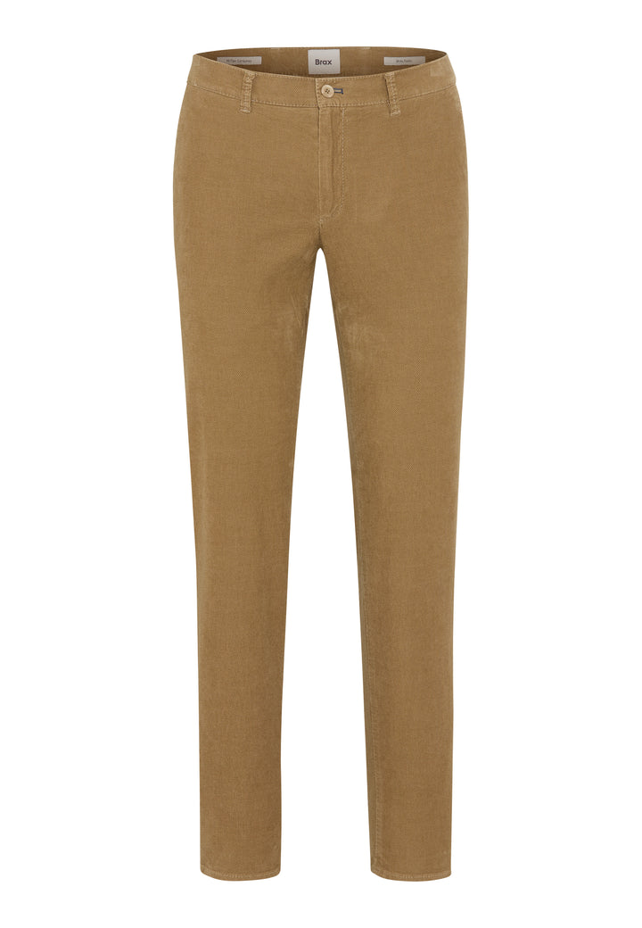 Brax Chuck DX Hi-Flex 5 Pocket Corduroy Pant in Camel