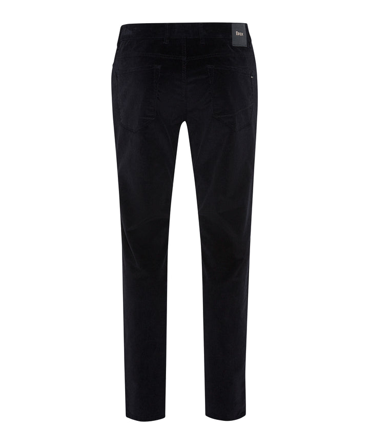 Brax Chuck DX Hi-Flex 5 Pocket Corduroy Pant in Navy