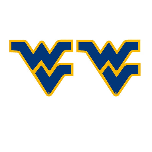 WVU Mini Navy Color Shock Decal- Pack of 2