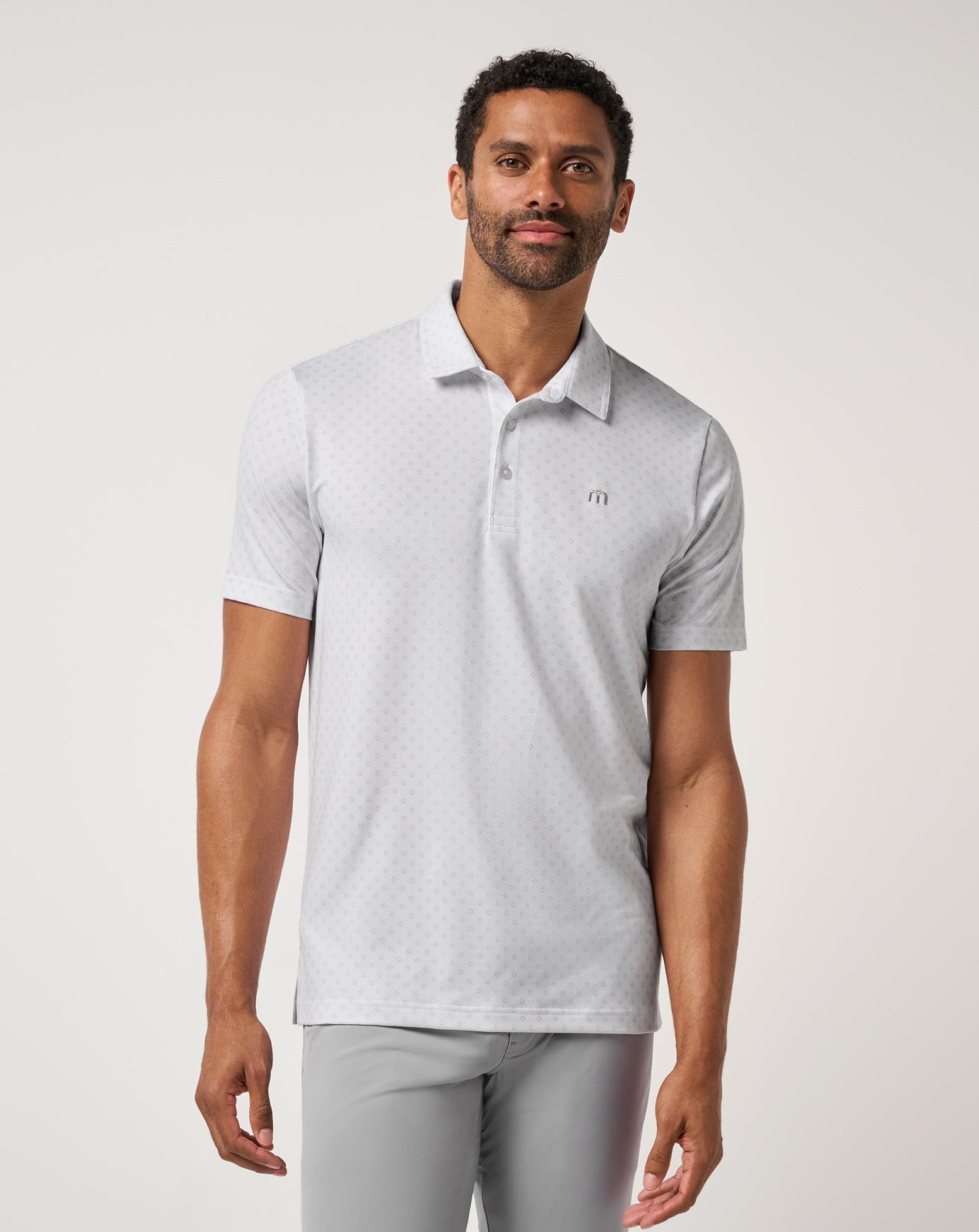 Travis Mathew Featherweight Salt Breeze Polo in White