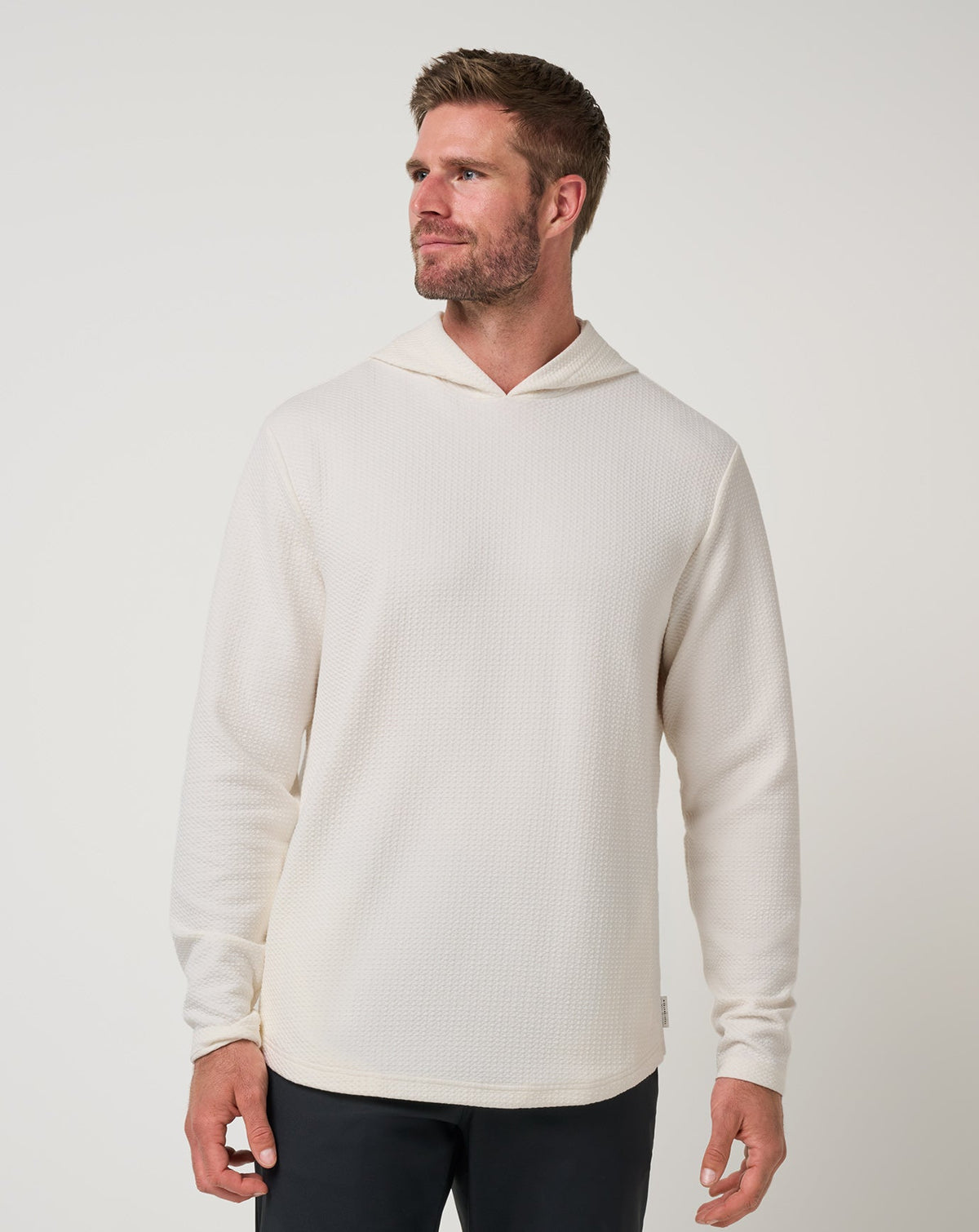 Travis Mathew MVP Pullover in Antique White