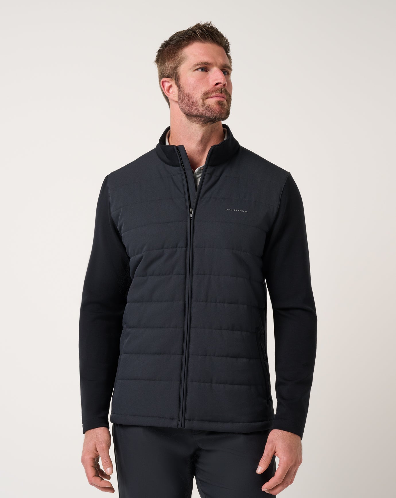 Travis Mathew Point of Sail 2.0 Full Zip Jacket in Black