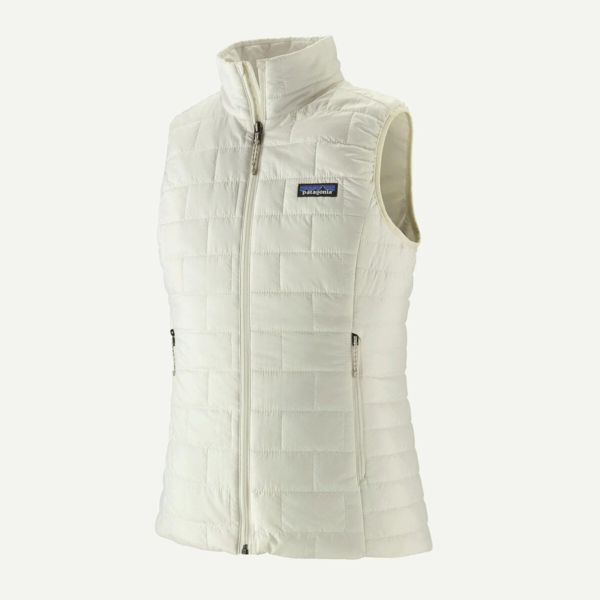 Womens Patagonia Nano Puff Vest in Birch White