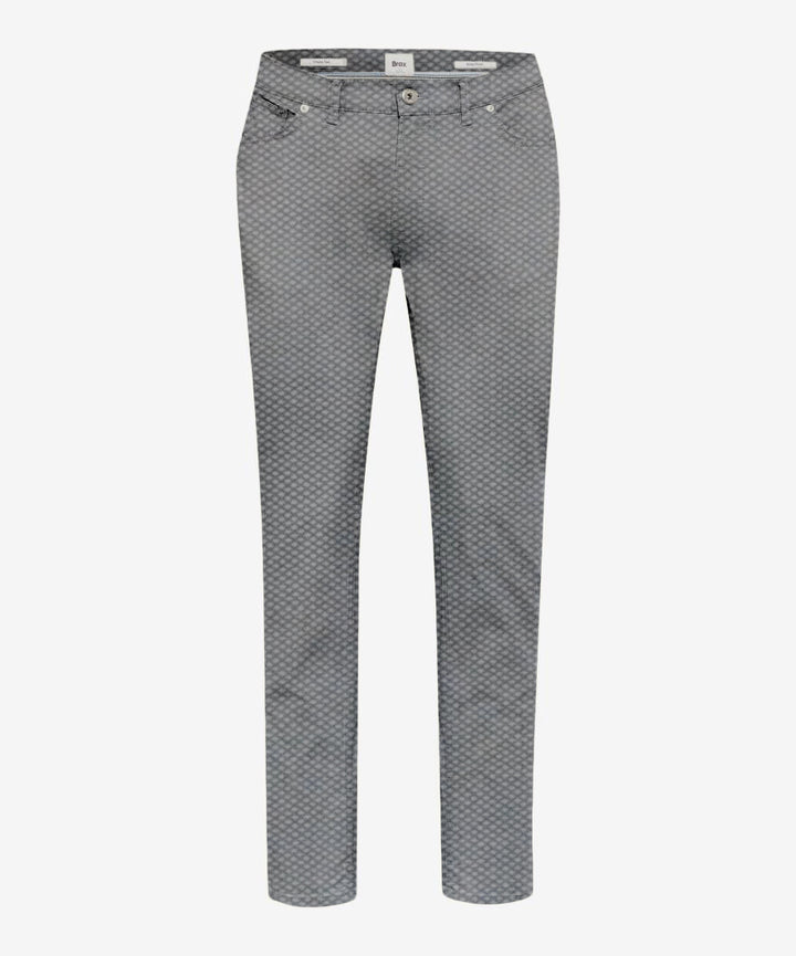 Brax Chuck Tritone Flex Five Pocket Pant in Platin