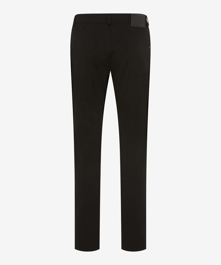 Brax Chuck J Hi Flex Jersey 5-Pocket Pant in Black
