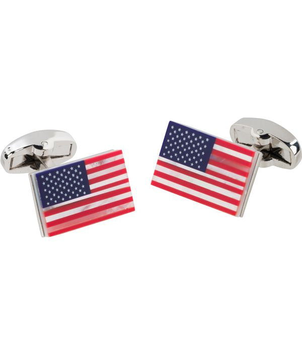 Pacific Silk Flag Cufflinks