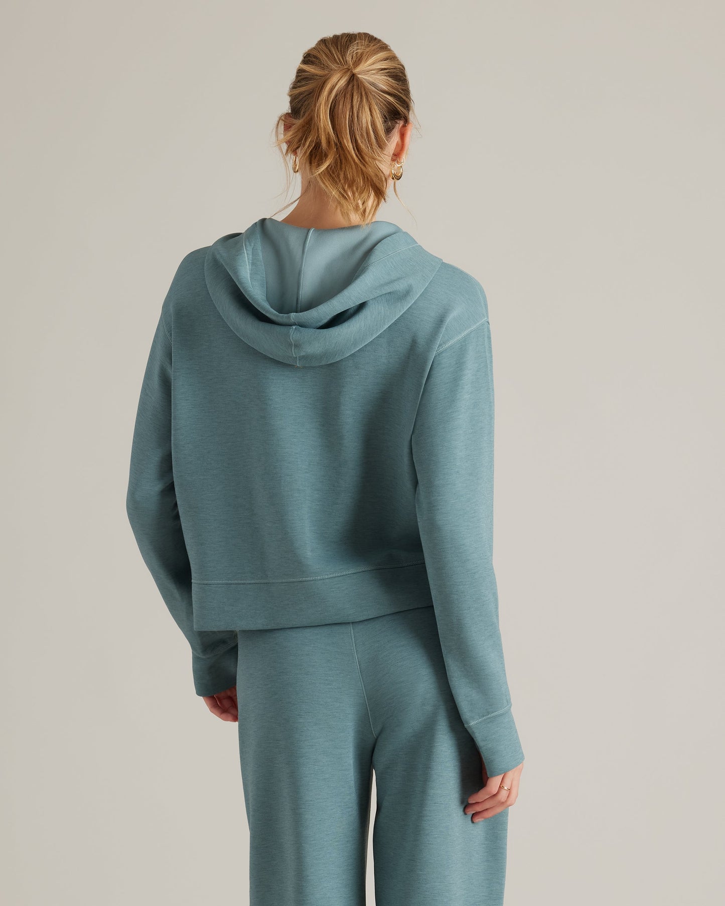 Womens Rhone Dreamglow Full Zip Hoodie in Blue Hue