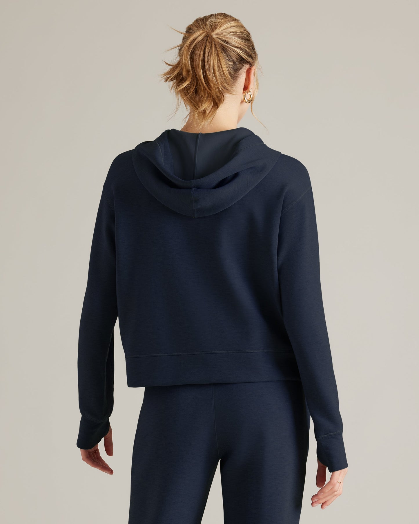 Womens Rhone Dreamglow Full Zip Hoodie in Navy