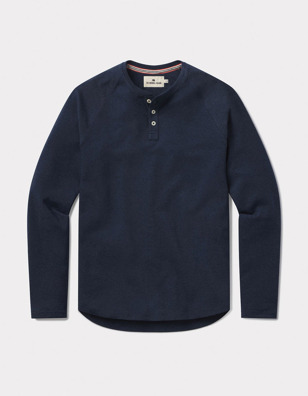 The Normal Brand Puremeso Everyday Henley in Navy
